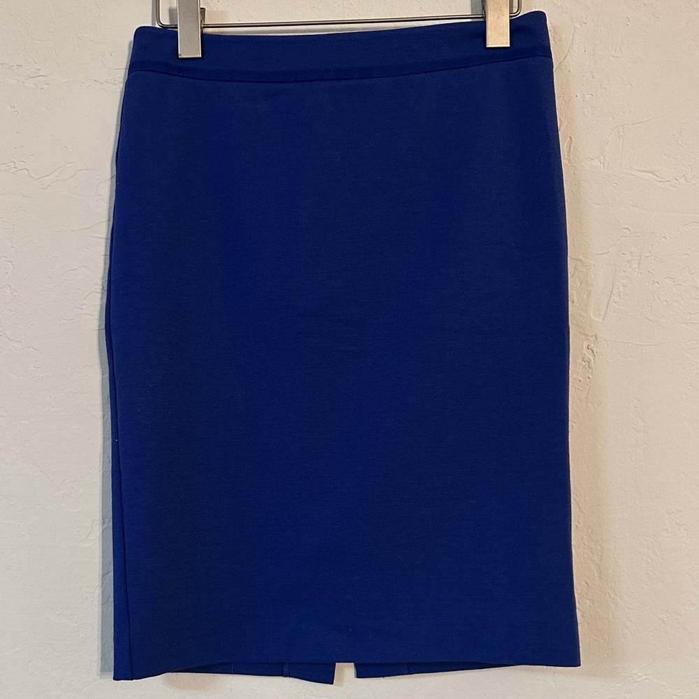 Boden Cobalt Blue Pencil Skirt – Size 4, Stretch Career Classic